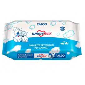 Toallitas humedas Talco Amoremio (40uds) Higiene y salud Perro Patitas&co