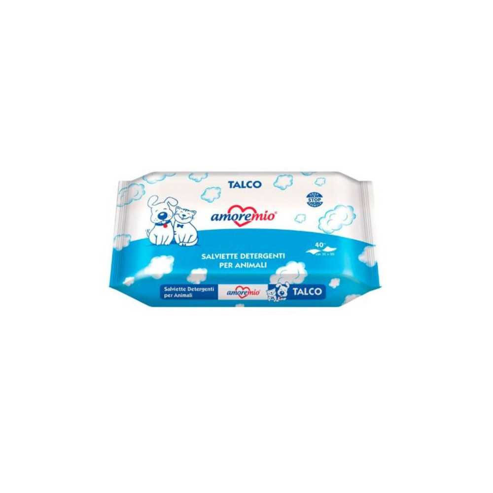 Toallitas humedas Talco Amoremio (40uds) Higiene y salud Perro Patitas&co Toallitas humedas Talco Amoremio (40uds) Higiene y salud Perro Patitas&co