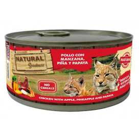 Natural Greatness Lata Pollo con manzana Gatitos Comida húmeda para gatos Patitas&co
