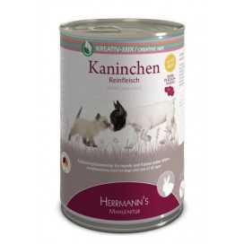 Herrmann´s Bio Conejo Comida Humeda (400g) Perros y Gatos Comida húmeda para Perros Patitas&co