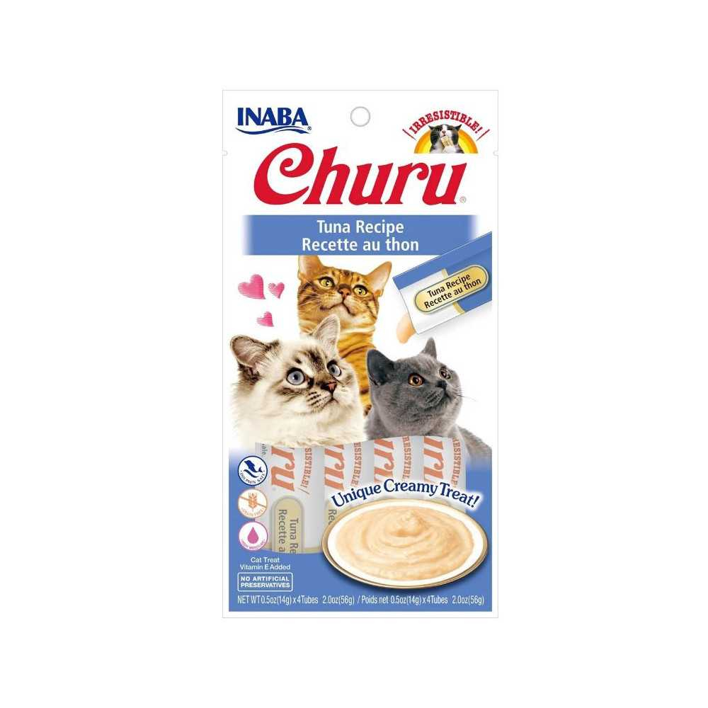 Churu Sabor Atun Snacks Naturales (4x14g) Gatos Snacks Patitas&co Churu Sabor Atun Snacks Naturales (4x14g) Gatos Snacks Patitas&co