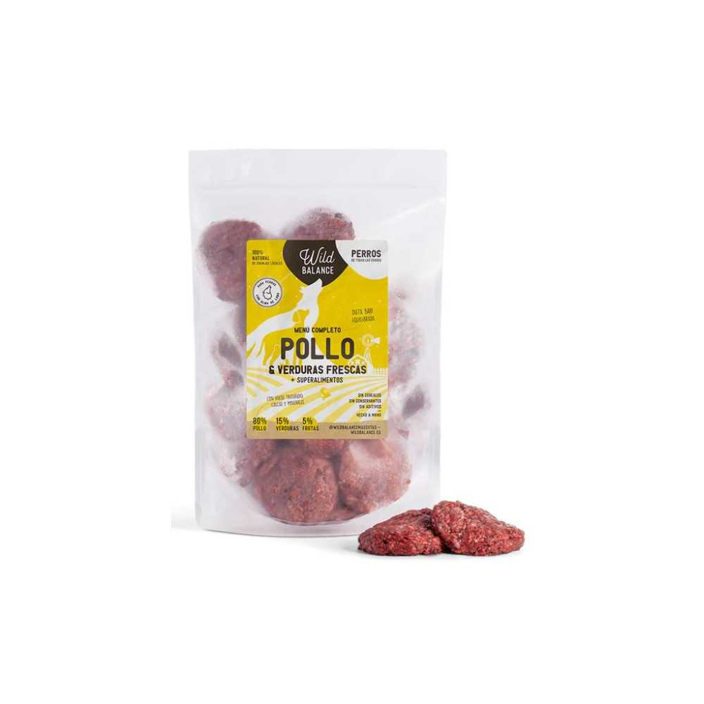 Wild Balance Dieta BARF Pollo con verduras Perros Dieta BARF Perros Patitas&co Wild Balance Dieta BARF Pollo con verduras Perros Dieta BARF Perros Patitas&co
