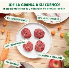 Wild Balance Dieta BARF Conejo con verduras Perros Dieta BARF Perros Patitas&co Wild Balance Dieta BARF Conejo con verduras Perros Dieta BARF Perros Patitas&co