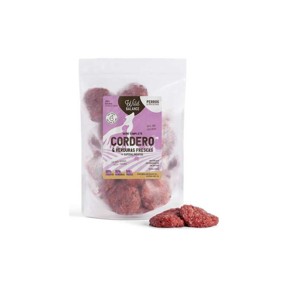 Wild Balance Dieta BARF Cordero con verduras Perros Dieta BARF Perros Patitas&co Wild Balance Dieta BARF Cordero con verduras Perros Dieta BARF Perros Patitas&co