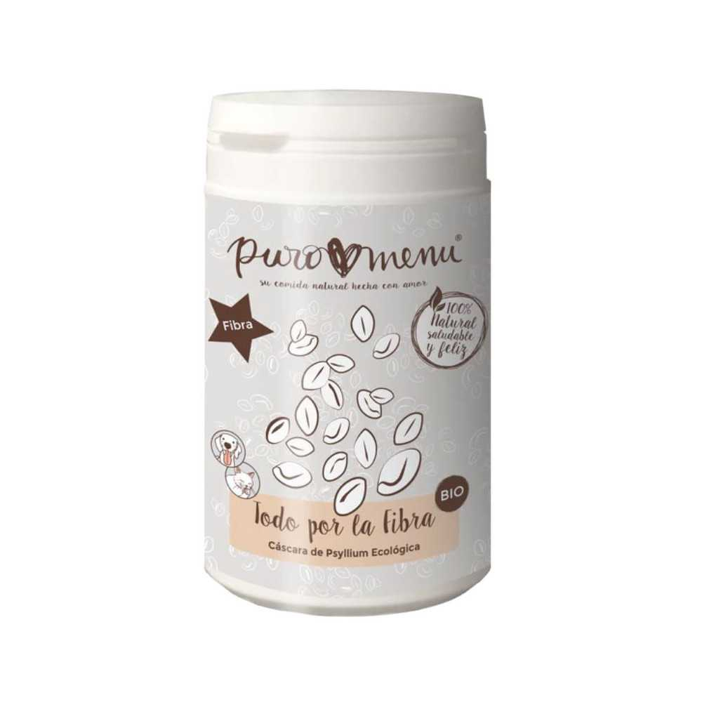 Suplemento Fibra (BIO Cascara de Psyllium) PuroMenu Suplementación Natural Patitas&co Suplemento Fibra (BIO Cascara de Psyllium) PuroMenu Suplementación Natural Patitas&co