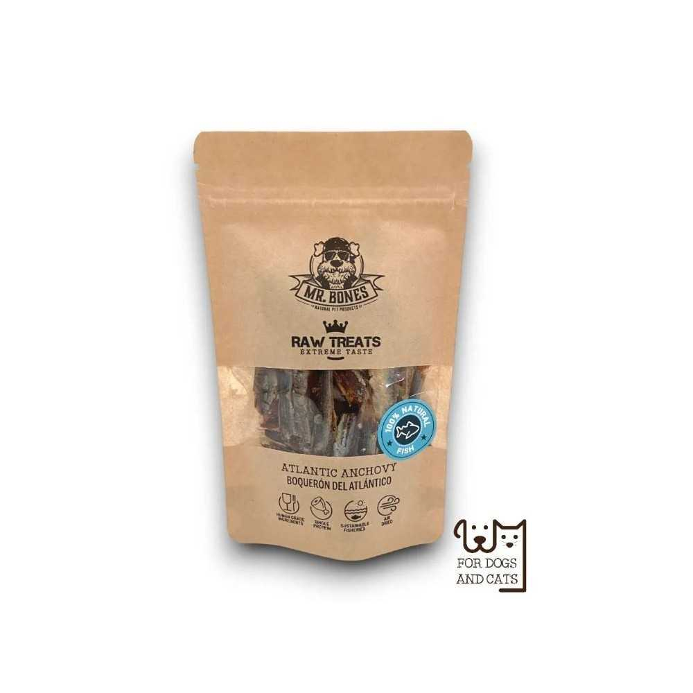 Mr. Bones Boqueron del Atlantico deshidratado Snacks Saludables para Perros Patitas&co Mr. Bones Boqueron del Atlantico deshidratado Snacks Saludables para Perros Patitas&co
