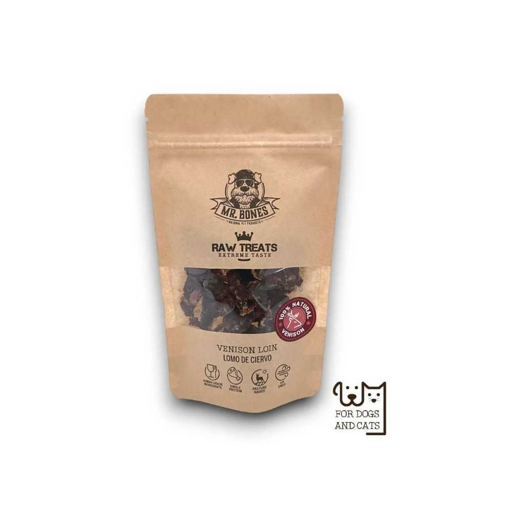 Mr. Bones Lomo de Ciervo Natural deshidratado Snacks Patitas&co Mr. Bones Lomo de Ciervo Natural deshidratado Snacks Patitas&co