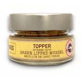 Mr. Bones Topper Natural Mejillon de labio verde Topper para Perros Patitas&co