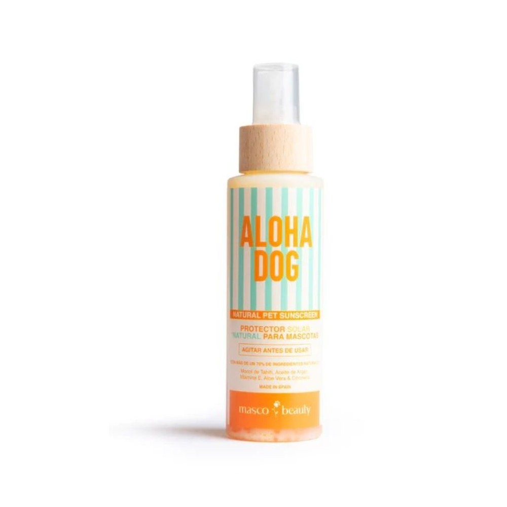 Masco Beauty Protector Solar Natural Aloha Dog Cosmetica natural para perro Patitas&co Masco Beauty Protector Solar Natural Aloha Dog Cosmetica natural para perro Patitas&co