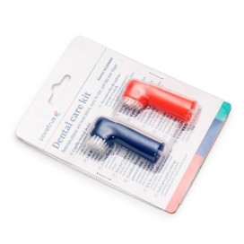 Covetrus Kit Dental cepillo dedal (x2) reduce placa Higiene dental perro Patitas&co