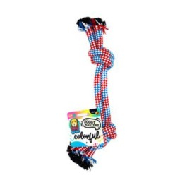 Doggy Masters Cuerda Nudo Roja y Azul Perros Juguetes para perros Patitas&co