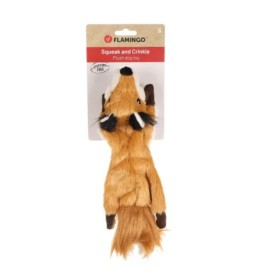 Flamingo Peluche Comadreja Marron con sonido Juguetes para perros Patitas&co