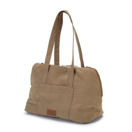 Bolsa de Transporte Elegante y Segura Bundu Beige Transportines y Bolsos para Perros Patitas&co
