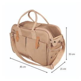 Flamingo Bolso de viaje Shopper City Beige Perros y Gatos Transportines y Bolsos para Perros Patitas&co Flamingo Bolso de viaje Shopper City Beige Perros y Gatos Transportines y Bolsos para Perros Patitas&co