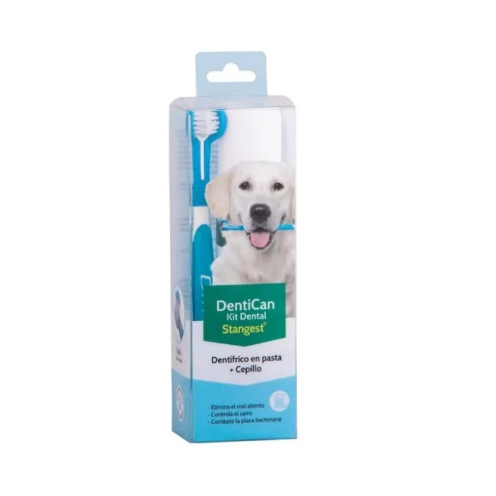 DentiCan Kit Dental Cepillo + Pasta Perros Higiene dental perro Patitas&co DentiCan Kit Dental Cepillo + Pasta Perros Higiene dental perro Patitas&co