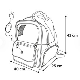Flamingo Mochila Comfortable Wiro Azul Perros y Gatos Mochilas, Bolsas y Bolsos para Perros Patitas&co Flamingo Mochila Comfortable Wiro Azul Perros y Gatos Mochilas, Bolsas y Bolsos para Perros Patitas&co