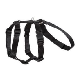 Arnes Nylon Triple Negro perro Collar, Correa y Arnes Perro Patitas&co