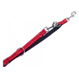 Correa Nylon Multiposicion Roja Arneses, collares y correas para perros Patitas&co