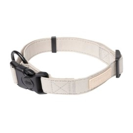 Fuzzyard Life Collar Algodon Blanco Arena Arneses, collares y correas Patitas&co