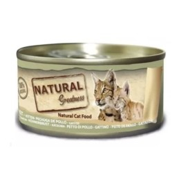 Natural Greatness Pechuga de Pollo Comida Humeda (70g) Gatitos y Senior Comida húmeda para gatos Patitas&co