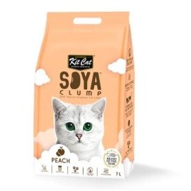 Kit Cat Arena BIO Soya Clump Peach Gatos Arena y areneros Patitas&co