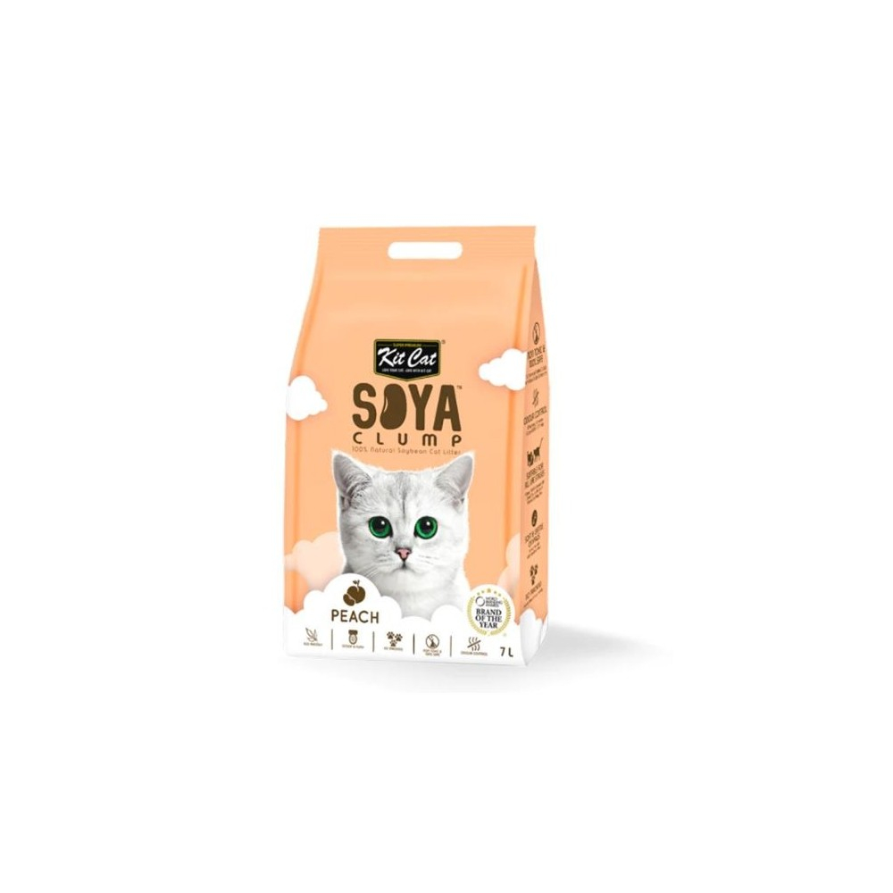 Kit Cat Arena BIO Soya Clump Peach Gatos Arena y areneros Patitas&co Kit Cat Arena BIO Soya Clump Peach Gatos Arena y areneros Patitas&co