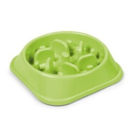 Comedero Anti Estres Redondo Verde Perro Comederos y Bebederos para perros Patitas&co
