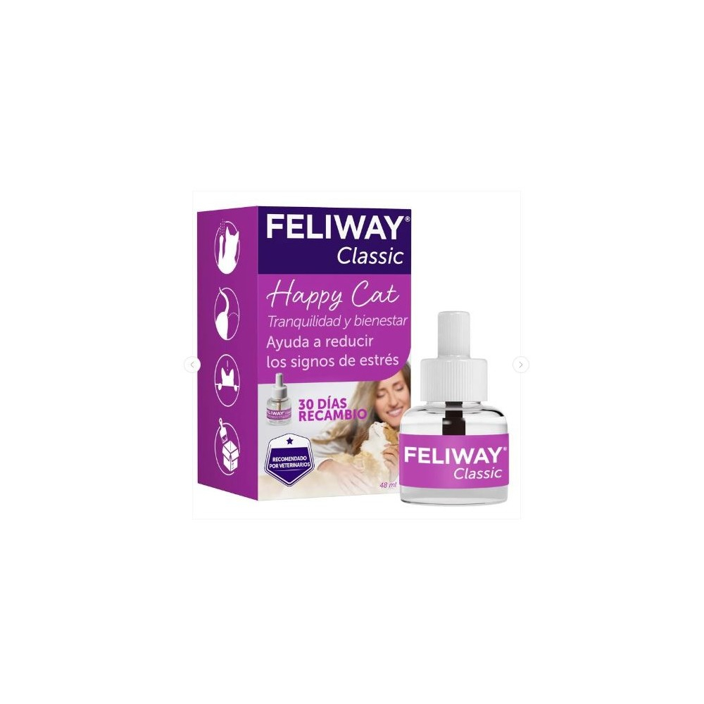 Feliway Classic Recambio 48ml 1 Mes Feromonas para Gatos Patitas&co Feliway Classic Recambio 48ml 1 Mes Feromonas para Gatos Patitas&co