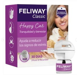 Feliway Classic Difusor + Recambio 48ml 1 Mes Feromonas para Gatos Patitas&co