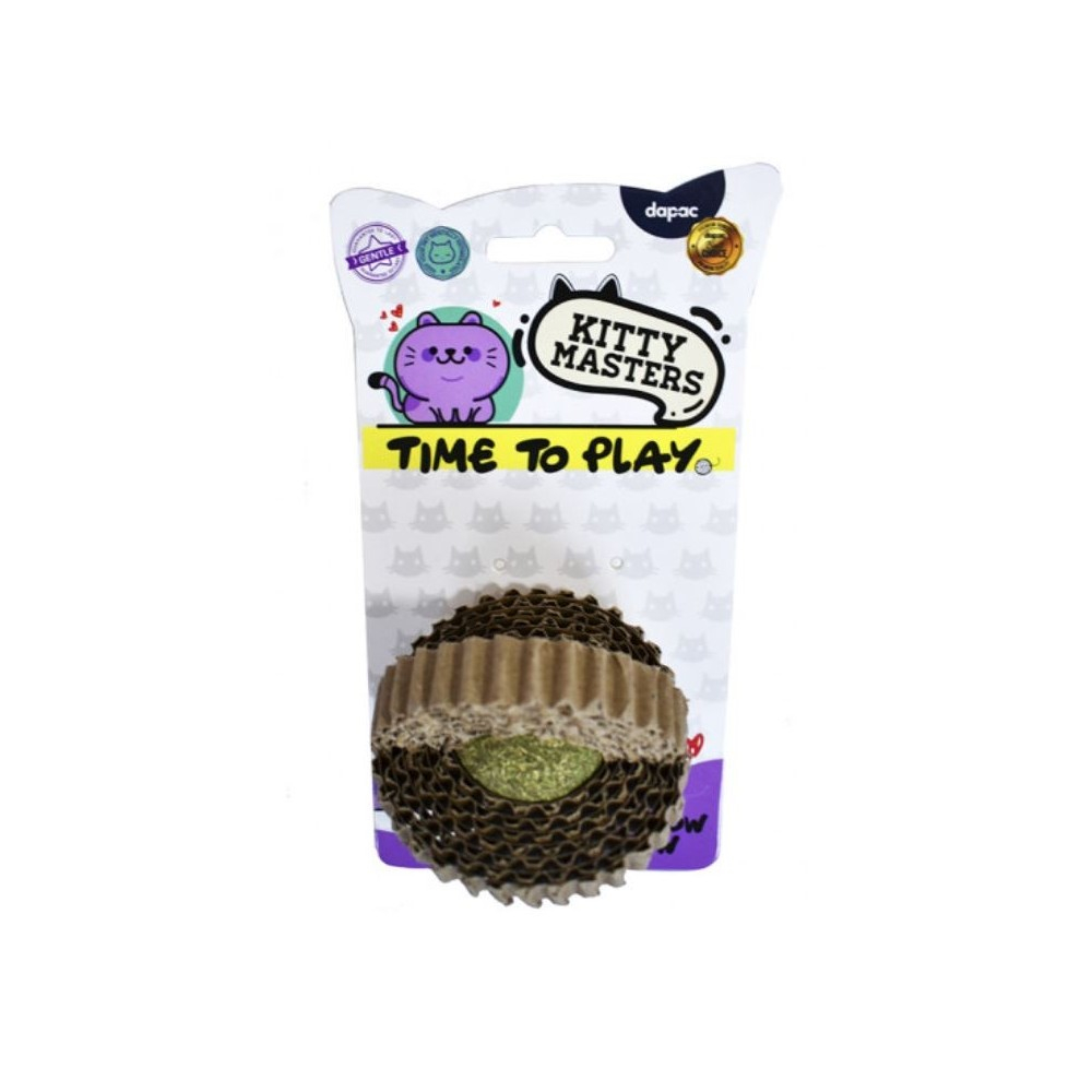 Kitty Masters Pelota Vertical con catnip Gatos Rascadores para Gatos Patitas&co Kitty Masters Pelota Vertical con catnip Gatos Rascadores para Gatos Patitas&co