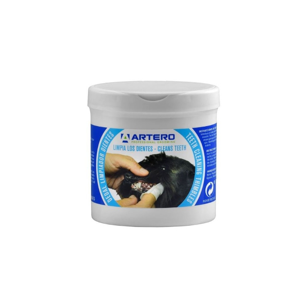 Artero Dedales Limpia Dientes Perros y Gatos Higiene dental perro Patitas&co Artero Dedales Limpia Dientes Perros y Gatos Higiene dental perro Patitas&co