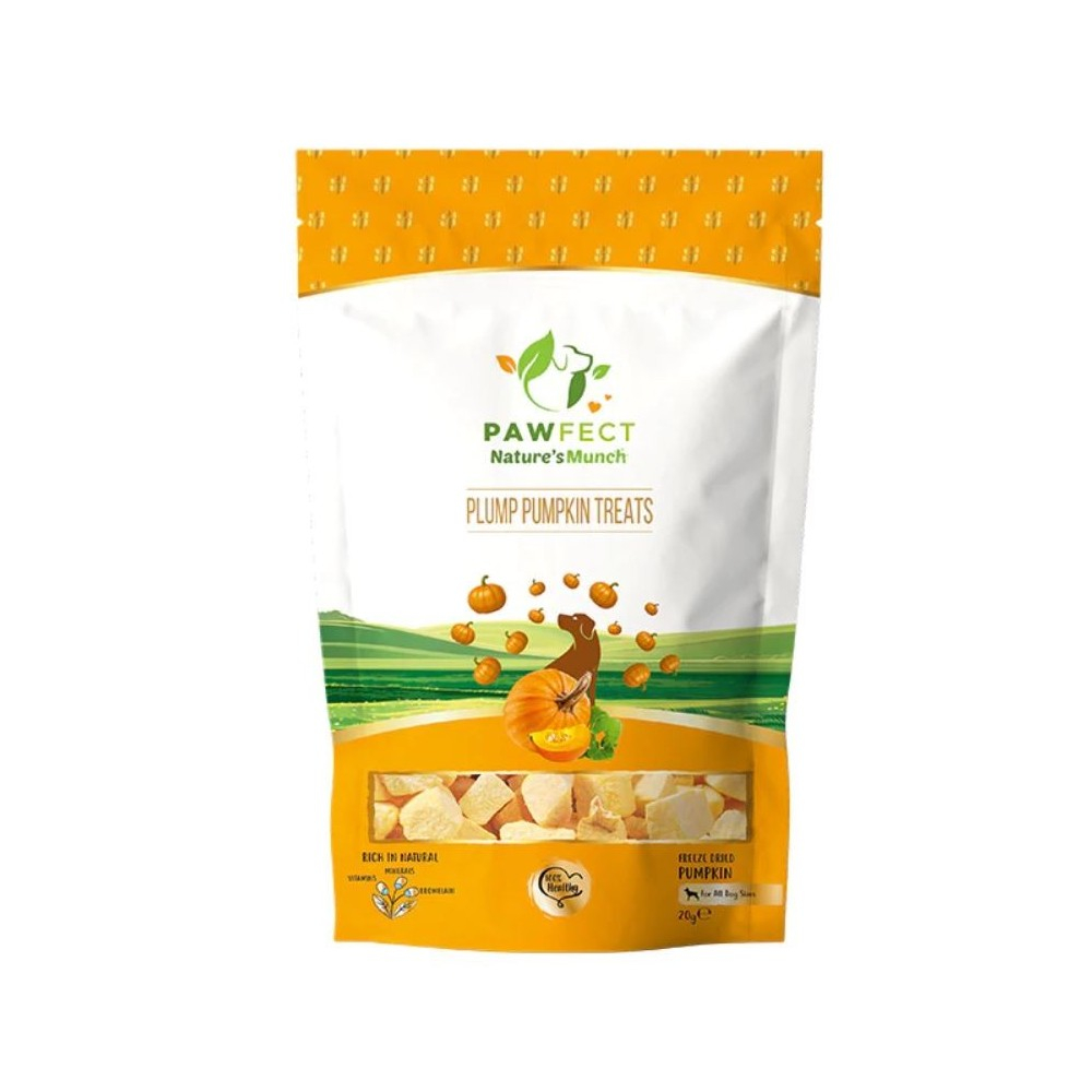 Pawfect Snacks de Calabaza para Perros 20g Snacks Saludables para Perros Patitas&co Pawfect Snacks de Calabaza para Perros 20g Snacks Saludables para Perros Patitas&co