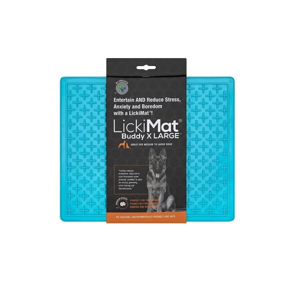 Alfombra de Lamido LickiMat Buddy XL Comederos y Bebederos para perros Patitas&co Alfombra de Lamido LickiMat Buddy XL Comederos y Bebederos para perros Patitas&co