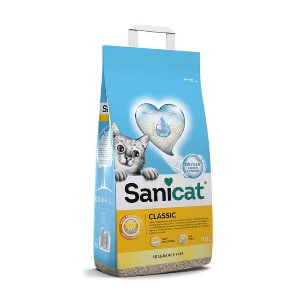 Sanicat Arena Classic Sin Fragancia Gatos 10L Arena y areneros Patitas&co Sanicat Arena Classic Sin Fragancia Gatos 10L Arena y areneros Patitas&co