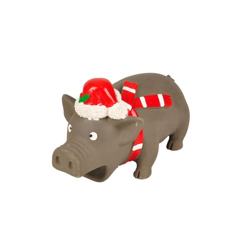 Flamingo Juguete Cerdo Navideño Latex Juguetes para perros Patitas&co Flamingo Juguete Cerdo Navideño Latex Juguetes para perros Patitas&co