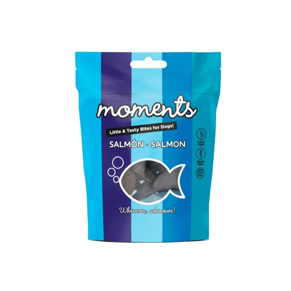 Snacks Moments Salmon para Perros 60 g Snacks Saludables para Perros Patitas&co Snacks Moments Salmon para Perros 60 g Snacks Saludables para Perros Patitas&co