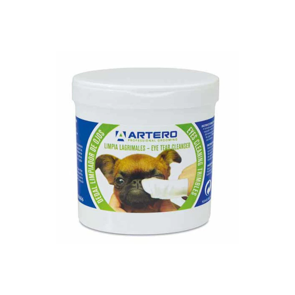 Artero Dedales Limpia Ojos Perros y Gatos Higiene ojos y oidos para perro Patitas&co Artero Dedales Limpia Ojos Perros y Gatos Higiene ojos y oidos para perro Patitas&co