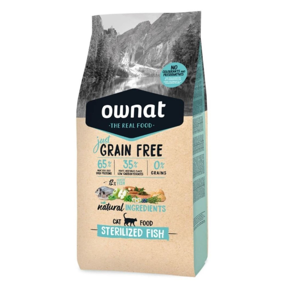 Ownat Pescado Pienso Natural para Gato Esterilizado Alimentación Natural Gato Patitas&co Ownat Pescado Pienso Natural para Gato Esterilizado Alimentación Natural Gato Patitas&co