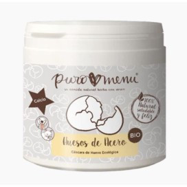 Suplemento Huesos de Acero PuroMenu (Cascara de Huevo BIO) Suplementación Natural Patitas&co