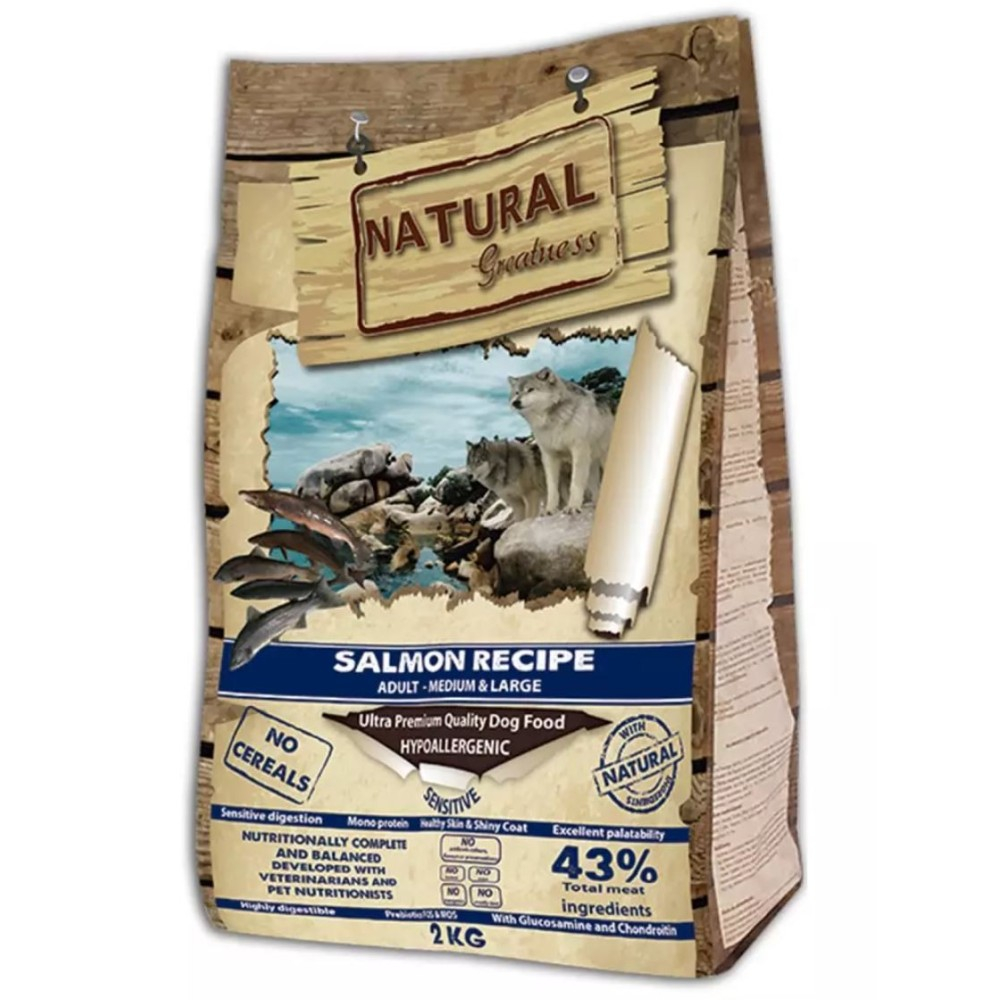Natural Greatness Salmon Pienso Natural Perros Medianos y Grandes Pienso para Perros Patitas&co Natural Greatness Salmon Pienso Natural Perros Medianos y Grandes Pienso para Perros Patitas&co