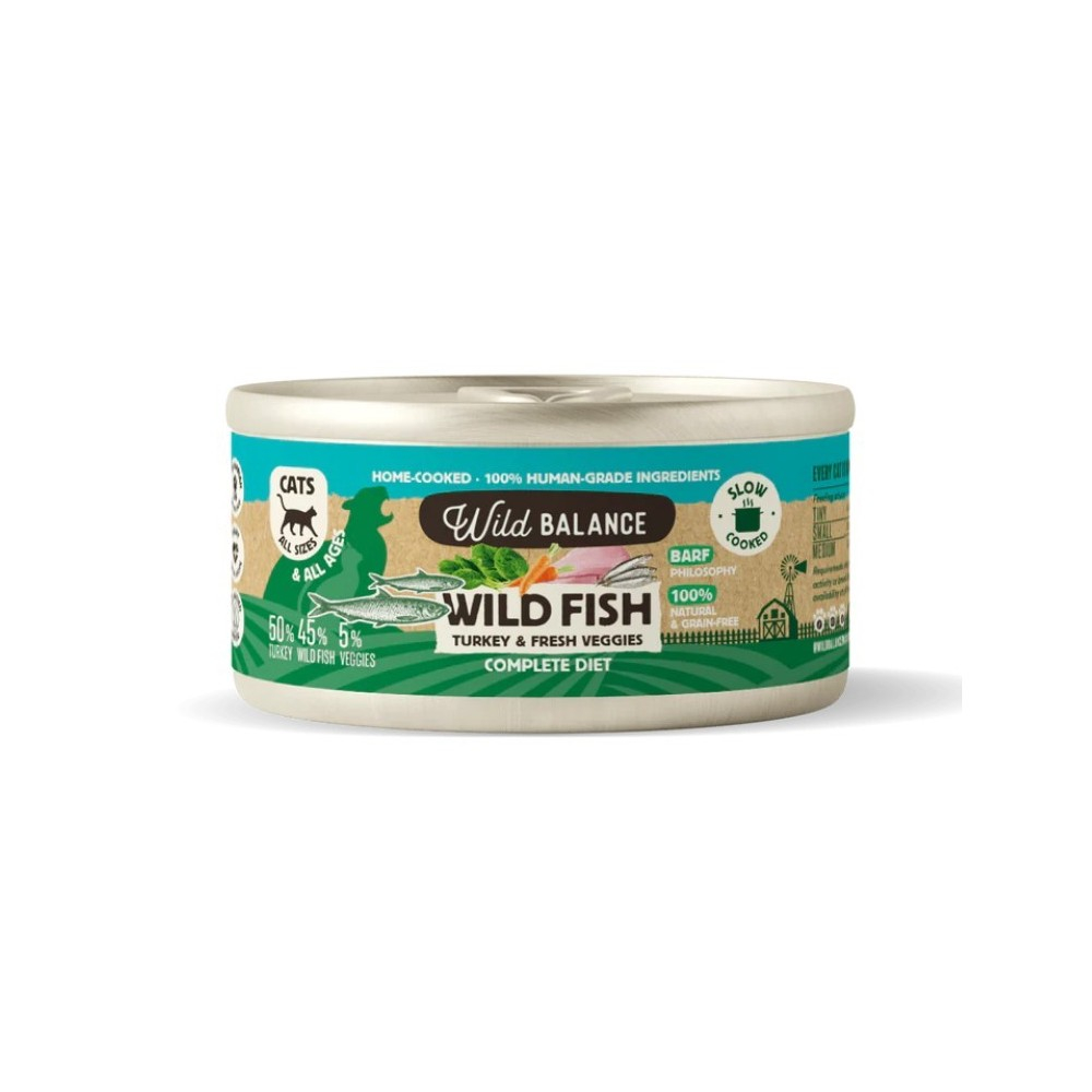 Wild Balance Wild FIsh Comida Humeda Gato Comida húmeda para gatos Patitas&co Wild Balance Wild FIsh Comida Humeda Gato Comida húmeda para gatos Patitas&co