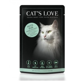 Cats Love Pavo comida humeda natural (85g) Comida húmeda Patitas&co