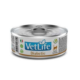 Farmina Vet Life DIabetic Lata 85g Gatos Comida húmeda Patitas&co