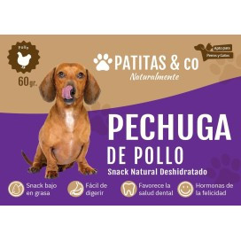 Snack Natural Pechuga de Pollo Patitas Perros y Gatos Snacks Saludables para Perros Patitas&co Snack Natural Pechuga de Pollo Patitas Perros y Gatos Snacks Saludables para Perros Patitas&co