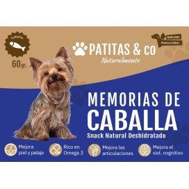 Snack Natural Memoria de Caballa Patitas Perros y Gatos Snacks Saludables para Perros Patitas&co Snack Natural Memoria de Caballa Patitas Perros y Gatos Snacks Saludables para Perros Patitas&co