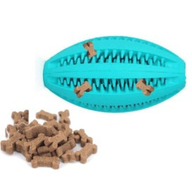 Juguete Perro Pelota Rugby de Goma Rellenable 11cm Juguetes para perros Patitas&co Juguete Perro Pelota Rugby de Goma Rellenable 11cm Juguetes para perros Patitas&co