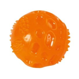 Pelota Toyfastic Squeaky Naranja para perros 6cm. Juguetes para perros Patitas&co