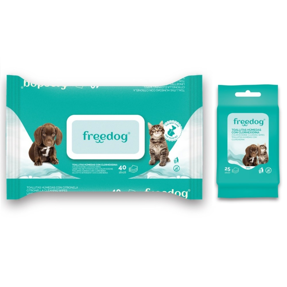 Toallitas Freedog Clorhexidina Perros y Gatos Limpiador Ojos y Oidos Perro Patitas&co Toallitas Freedog Clorhexidina Perros y Gatos Limpiador Ojos y Oidos Perro Patitas&co