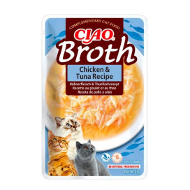 Churu Ciao Caldo de Pollo con Atun para Gatos Comida húmeda para gatos Patitas&co