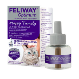 Feliway Optimum Recambio 48ml 1 Mes Feromonas para Gatos Patitas&co